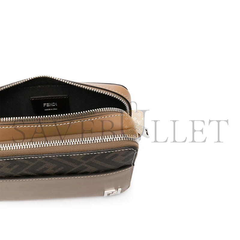 F**di ff organizer camera case beige 7m0357aff2f1hrm (17.5*14*6.5cm)